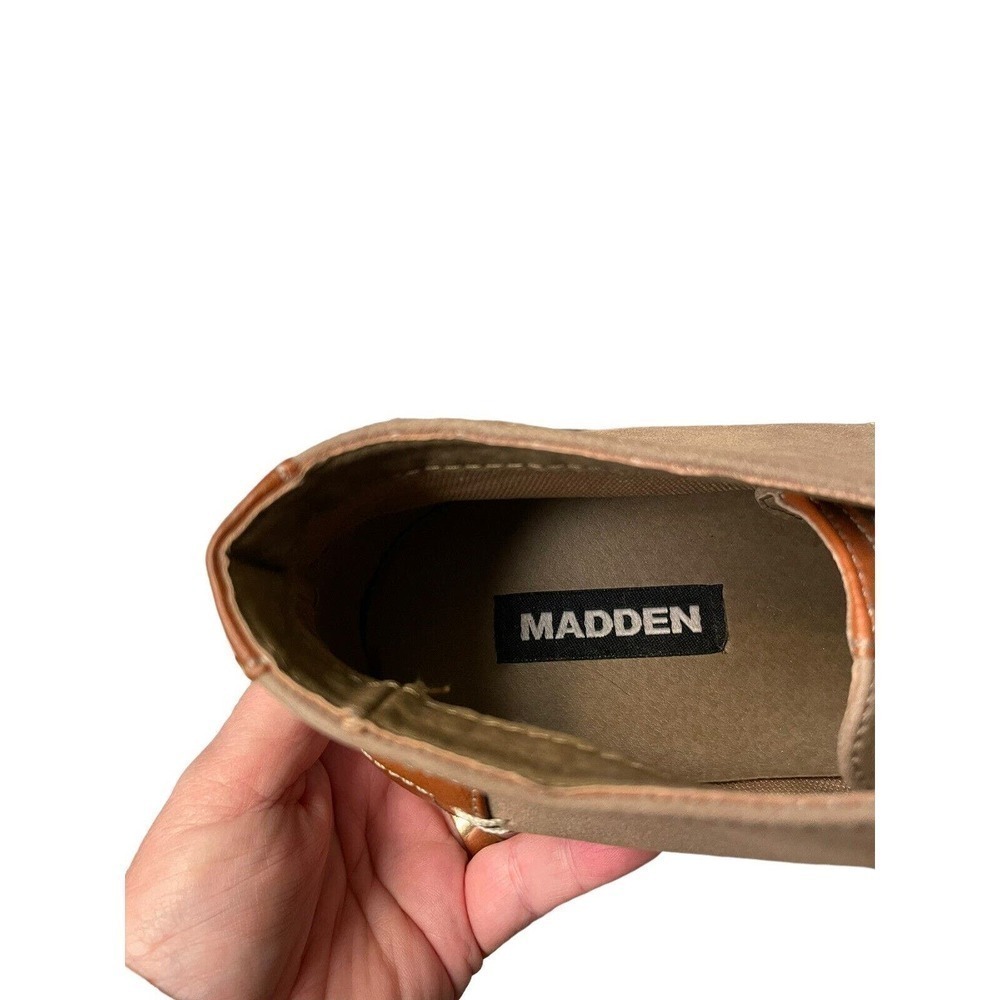Steve Madden M-Devlyn Chukka Boots 11.5 M Gray Faux Leather Lace-Up Shoes Men’s - Picture 8 of 8